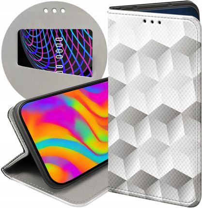 Hello Case Etui Z Klapką Do Samsung Galaxy M52 5G 3D Geometryczne Iluzja