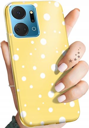 Hello Case Etui Do Huawei Honor X7A Kropki Grochy Bokeh Dots Obudowa Pokrowiec