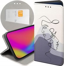 Hello Case Etui Z Klapką Do Iphone 13 Pro Max Continuous Line Art Kreska Linie
