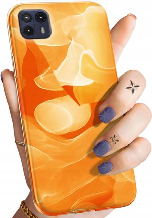Hello Case Etui Do Motorola Moto G50 5G Pomarańczowe Pomarańcze Orange Obudowa