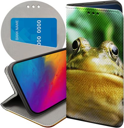 Hello Case Etui Z Klapką Do Huawei Honor X7A Żabka Żaba Frog Futerał Pokrowiec