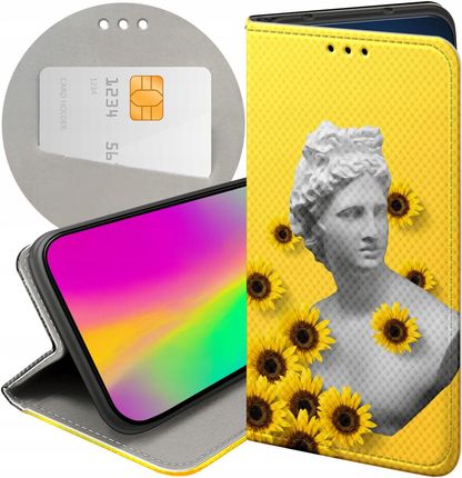 Hello Case Etui Z Klapką Do Xiaomi Redmi 7 Żółte Słoneczne Yellow Futerał