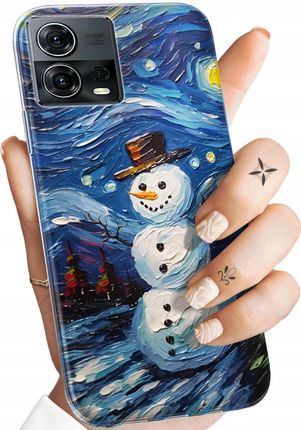 Hello Case Etui Do Motorola Moto S30 Pro 5G Edge 30 Fusion Bałwan Zima Śnieg