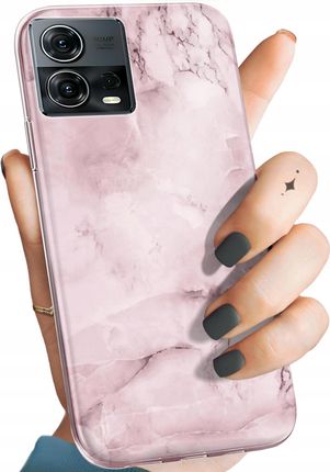 Hello Case Etui Do Motorola Moto S30 Pro 5G Edge 30 Fusion Różowe Golden Rose