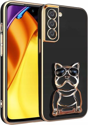 Itel Etui Glamour Dog 6D Do Samsung S21 Fe Uchwyt Podstawka Ochrona Case Szkło