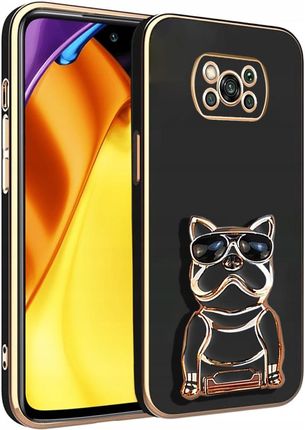 Itel Etui Glamour Dog 6D Do Xiaomi Poco X3 Pro Uchwyt Podstawka Szkło
