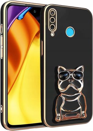 Itel Etui Glamour Dog 6D Do Samsung A20S Uchwyt Podstawka Silikon Case Szkło