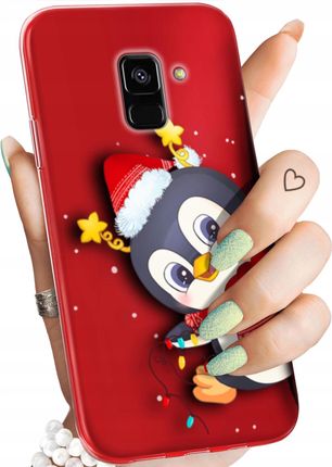 Hello Case Etui Do Samsung Galaxy A5 A8 2018 Święta Christmas Mikołaj Obudowa