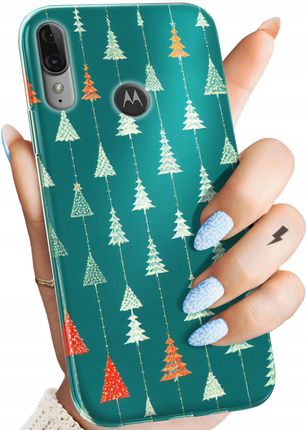 Hello Case Etui Do Motorola Moto E6 Plus Choinka Święta Boże Narodzenie Obudowa