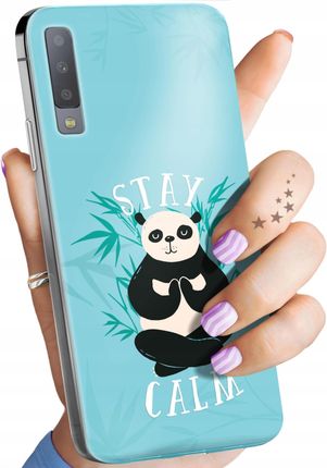 Hello Case Etui Do Samsung Galaxy A7 2018 Panda Bambus Pandy Obudowa Pokrowiec