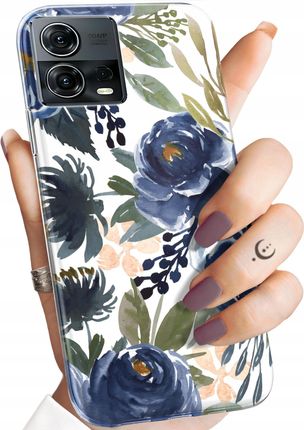 Hello Case Etui Do Motorola Moto S30 Pro 5G Edge 30 Fusion Kwiaty Kwieciste