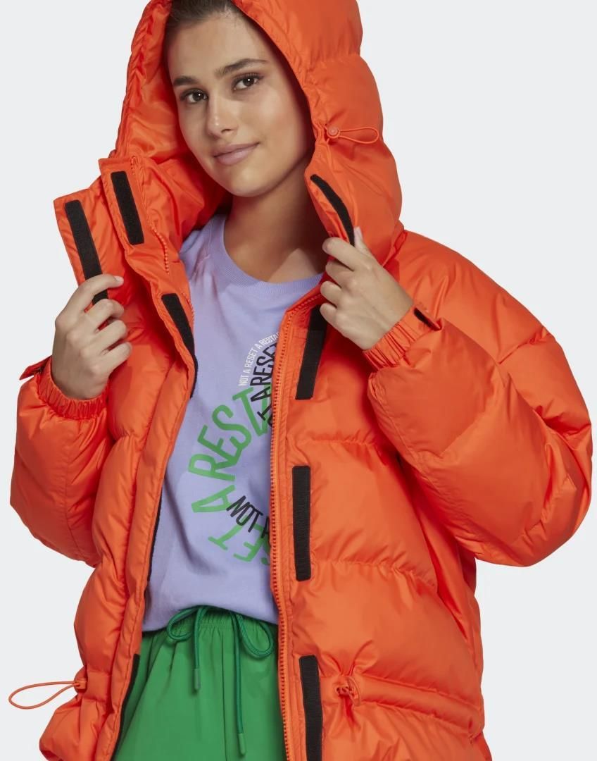 Adidas Kurtka adidas by Stella McCartney Mid-Length Padded Winter