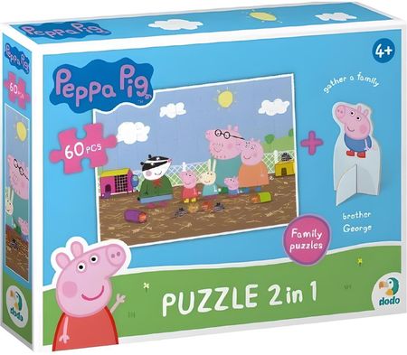 Dodo Puzzle 60El. Peppa Pig With Charater Figure