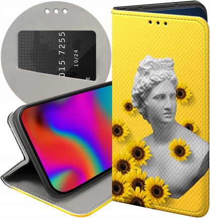 Hello Case Etui Z Klapką Do Xiaomi Redmi 9 Żółte Słoneczne Yellow Futerał