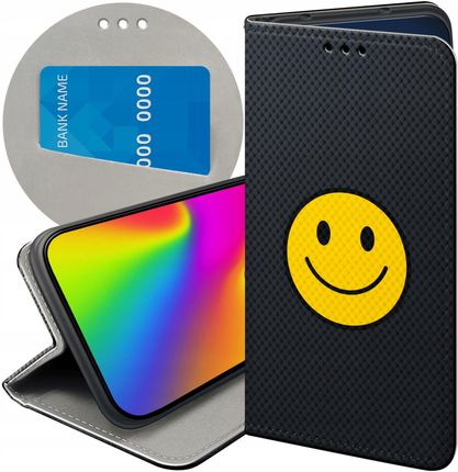 Hello Case Etui Z Klapką Do Samsung Galaxy M52 5G Uśmiech Smile Emoji Futerał
