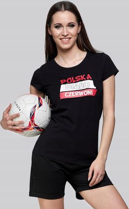 T-shirt damski "Polska biało-czerwoni" L