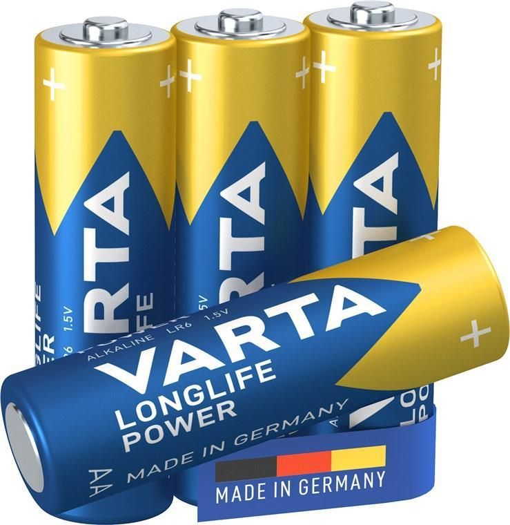 12 X Varta SuperLife AA Batterien – Zink-Kohle, 1,5V, Typ 2006, Für Alltagsgeräte
