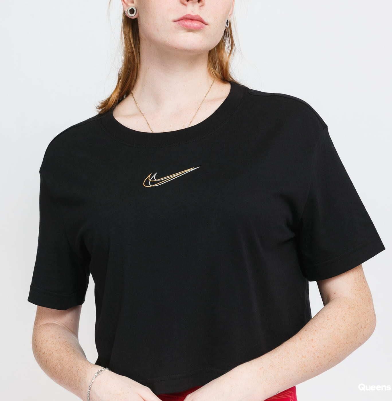 Nike Sportswear Crop Short Sleeve Tee Black - Ceny i opinie