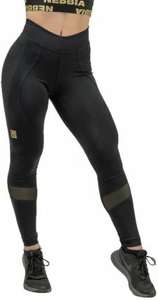 Nebbia High Waist Push-Up Leggings INTENSE Heart-Shaped Black/Gold S