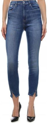 Calvin Klein Jeans Spodnie Rurki Wysoki Stan J20J217078 26