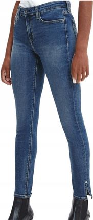Calvin Klein Jeans Obcisłe Dżinsy Do Kostki Ze Średnim Stanem J20J217040 26