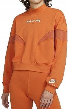Nike Bluza Damska Mock Fleece Pomarańczowa Dd5433816 Xs