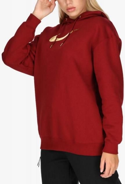 nike w nsw hoodie bb os shine