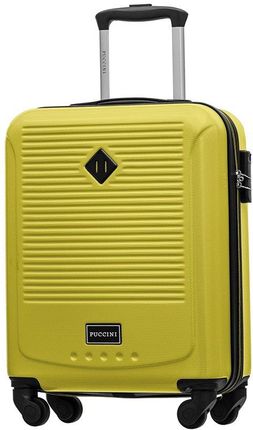 Mała kabinowa walizka PUCCINI CORFU ABS016C 5 Limonkowa