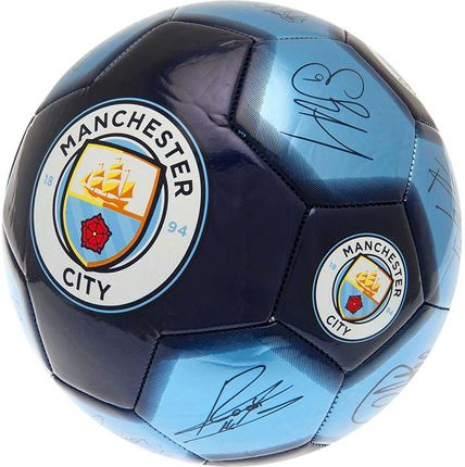 Piłka Manchester City z podpisami - licencjonowana