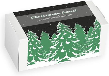 Duży zestaw herbat Christmas Land - 20 różnych rodzajów - pomysł na prezent upominek na święta mikołaja gwiazdkę wigilię Boże Narodzenie pod choinkę