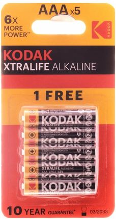 Kodak 5X Baterie Aaa 1.5V R03 R3 Paluszki Bateria