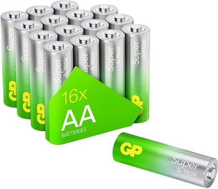 Gp Batteries Baterie Aa Gppca15As603 03015Aeta-S16, 1.5 V, Alkaliczno-Manganowe, 16 Szt.