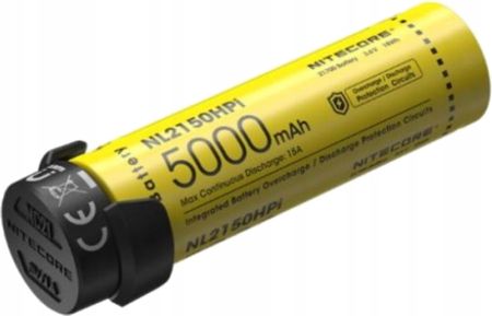 Nitecore Nl2150Hpi Akumulator Bateria Z Ładowarką 21700 5000 Mah 3,6 V 15 A