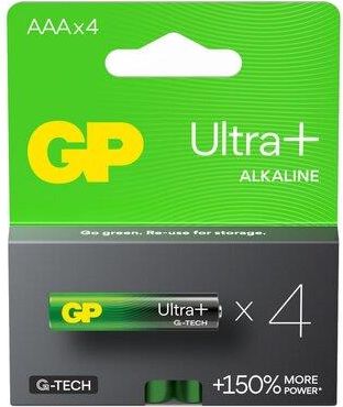 Gp Baterie Alkaliczne Ultra+ Alkaline 24Aup21-Sb4 Aaa 4 Szt.