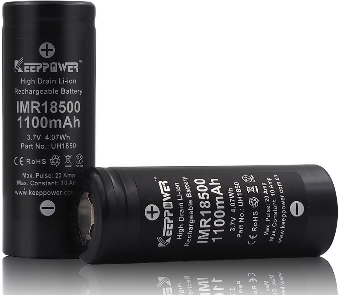 Keeppower Keeppower 14650 1100mAh, 3,6V - 3,7V Li-Ion-Akku PCB - Foto 3