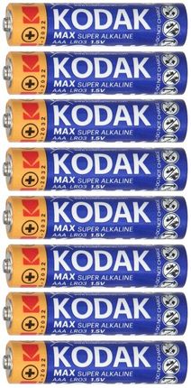 Orno Baterie Kodak Max Alkaline Aaa Lr03, 4+4 Szt.