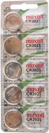 Maxell Baterie 2025 Cr2025 3V Litowe 5Szt Blister