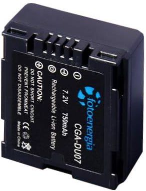 Batteria Ricaricabile 1100mAh 7.2V Per Panasonic NV-GS200, GS280, GS27, GS22, GS250, GS230 E Altre – Sostituisce DZ-BP07s, CGA-DU14, VW-VBD210