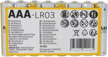 Bateria Alkaliczna L1 Lr03 Aaa 8Szt.