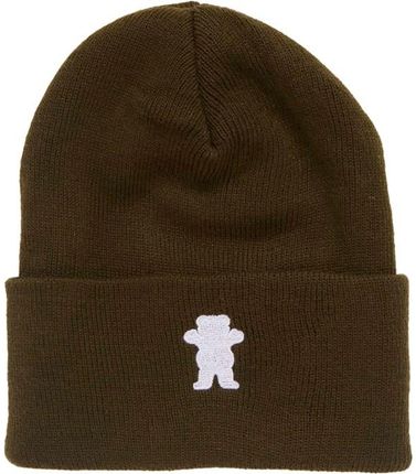 czapka zimowa GRIZZLY - Og Bear Embroidered Beanie Olve (OLVE) rozmiar: OS