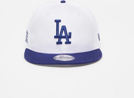 New Era Los Angels Dodgers Crown Patches 9FIFTY Snapback Cap White/ Dark Blue