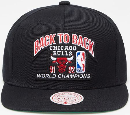 Mitchell & Ness NBA 91/92 B2B Champs Snapback Hwc Chicago Bulls Black