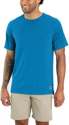 Koszulka męska Carhartt Lightweight Durable H71 Marine Blue