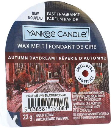 Yankee Candle Autumn Daydream Wax Melt Single Świeca Zapachowa 22 G 90000222-0000293