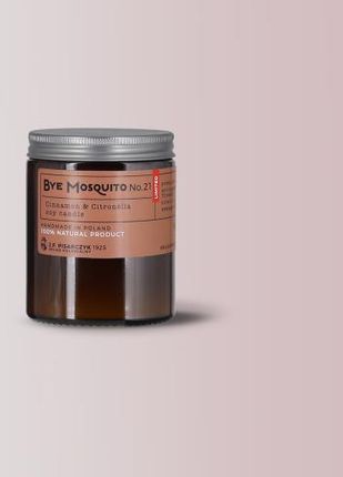 Skład Kolonialny Bye Mosquito No.21 Cinamonne & Citronella Naturalna Świeca Zapachowa Na Komary 180 Ml 7036