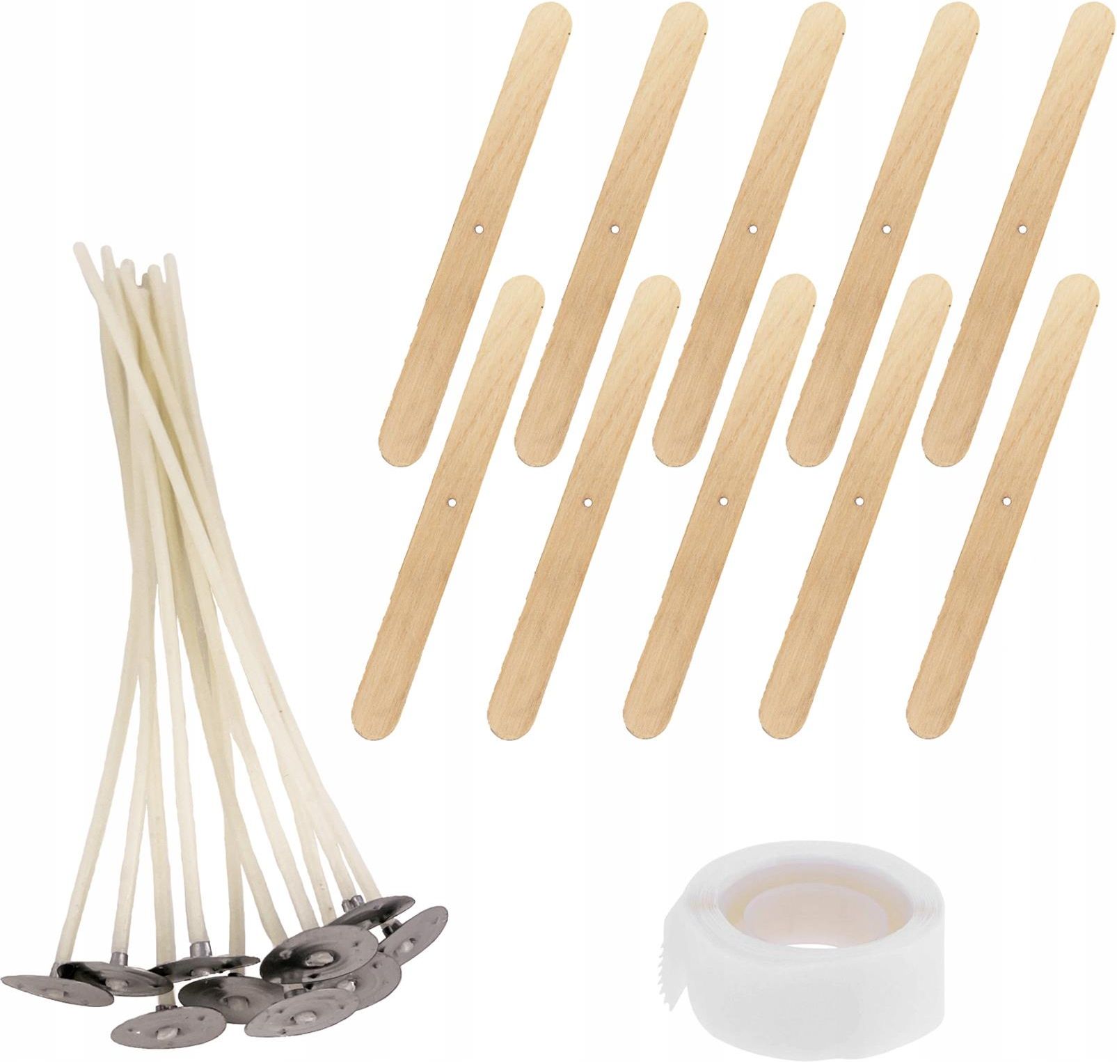 Easy Candle Zestaw Do Produkcji Świec Knoty Stabilizator Klej 210