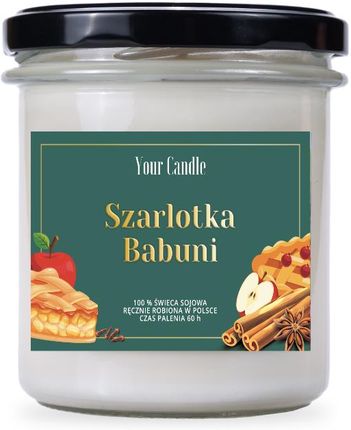 Your Candle Świeca Sojowa Zapachowa Szarlotka Babuni 300Ml 15122