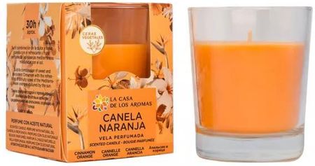 La Casa De Los Aromas Cala Świeca Zapachowa Cynamon Pomarańcza 140 G 35725