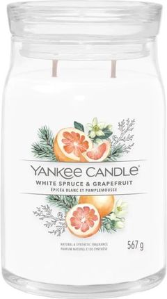 Yankee Candle Signature Świeca 567G White Spruce & Grapefruit 99894