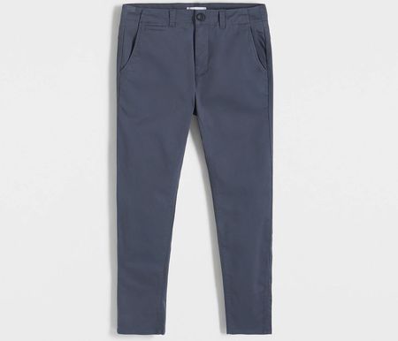 Reserved - Spodnie chino slim fit - Niebieski